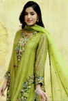NSR 862 Heavy Faux Georgette With 5mm Embroidery Sequence Work Top With Bottom Dupatta Wholesale In India